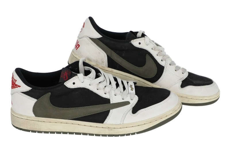 Travis Scott's worn Air Jordan 1 Low from the Rolling Loud Travis Scott's worn Air Jordan 1 Low from the Rolling Loud